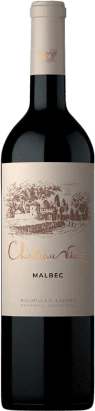 Бесплатная доставка | Красное вино López Château Vieux Испания Malbec 75 cl