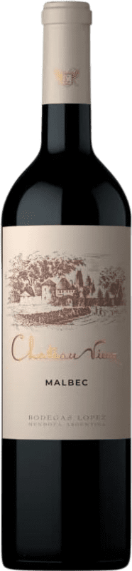 Kostenloser Versand | Rotwein López Château Vieux — Gereift Alt Spanien Malbec 75 cl