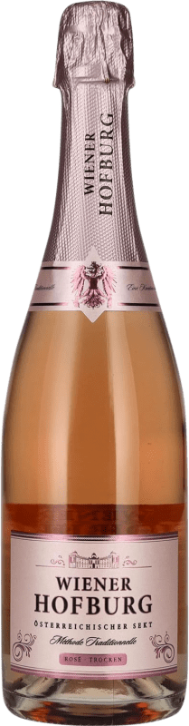 9,95 € Envío gratis | Espumoso rosado Wiener Hofburg Rosé Seco