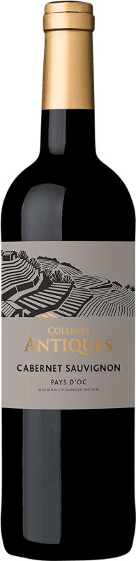 Envoi gratuit | Vin rouge Collines Antiques I.G.P. Vin de Pays d'Oc France Cabernet Sauvignon 75 cl