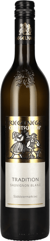 Kostenloser Versand | Weißwein Riegelnegg Gamlitzberg Traditionell D.A.C. Südsteiermark Österreich Sauvignon 75 cl