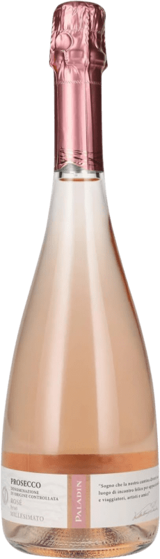 10,95 € 免费送货 | 玫瑰气泡酒 Paladin Rosé 香槟 D.O.C. Prosecco