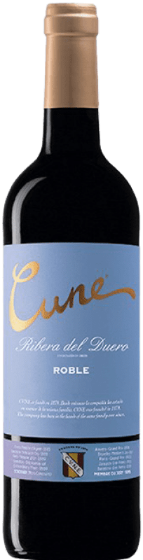 Kostenloser Versand | Rotwein Norte de España - CVNE Eiche D.O. Ribera del Duero Kastilien und León Spanien Tempranillo Kleine Flasche 18 cl