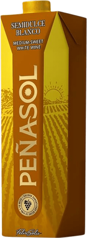 4,95 € | Vino blanco Peñasol Prisma Brick Blanco Castilla la Mancha España Airén Tetrabrick 1 L