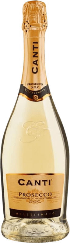 10,95 € Envío gratis | Espumoso Blanco Canti Extra Dry — Extra Seco Millesimato D.O.C. Prosecco