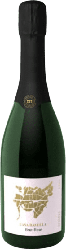 Envoi gratuit | Rosé mousseux Vins & Co Casa Ravella Selección 24 Meses Rosé Brut Réserve D.O. Cava Catalogne Espagne Grenache, Xarel·lo 75 cl