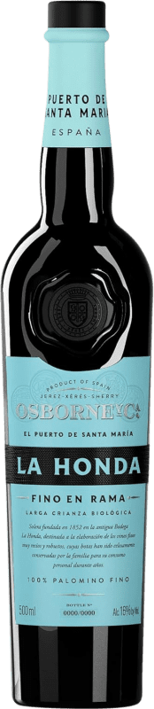 Free Shipping | Fortified wine Osborne La Honda Fino en Rama D.O. Jerez-Xérès-Sherry Andalusia Spain Palomino Fino Medium Bottle 50 cl