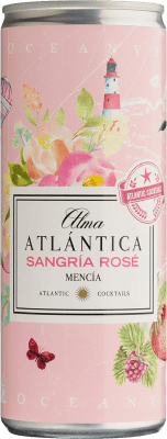 Sangriawein 12 Einheiten Box Alma Atlántica Rosé Mencía Kleine Flasche 25 cl