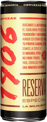 12,95 € | Boîte de 10 unités Bière Estrella Galicia 1906 Especial Réserve Espagne Canette 33 cl