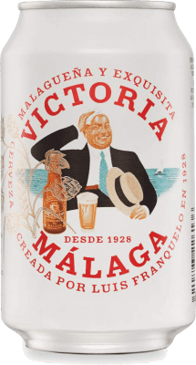 21,95 € | Коробка из 24 единиц Пиво Victoria 1928 Испания Банка 33 cl