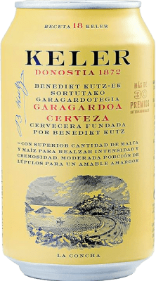 33,95 € | Boîte de 24 unités Bière Keler Espagne Canette 33 cl