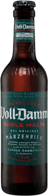 39,95 € | Boîte de 24 unités Bière Voll Damm Doble Malta Estilo Märzenbier Original Allemagne Bouteille Tiers 33 cl