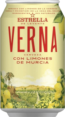 Cerveja Caixa de 24 unidades Estrella de Levante Limón Lata 33 cl