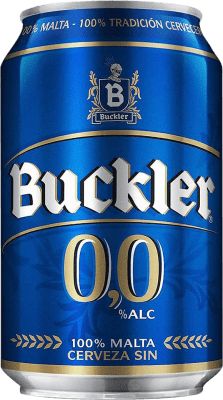 31,95 € | Коробка из 24 единиц Пиво Lager 0,0 Испания Банка 33 cl Без алкоголя