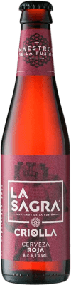 啤酒 盒装12个 La Sagra Criolla Estilo Red Ale Tostada 三分之一升瓶 33 cl