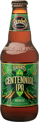 Cerveja Caixa de 24 unidades Mahou Founders Centennial IPA Dorada Garrafa Terço 33 cl