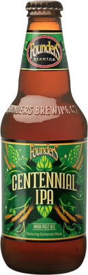 Cerveza Caja de 24 unidades Mahou Founders Centennial IPA — India Pale Ale, Dorada Botellín Tercio 33 cl