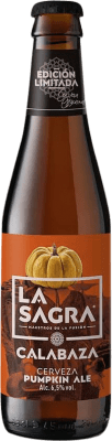 39,95 € | Коробка из 12 единиц Пиво La Sagra Calabaza Canela Pumpkin Ale Испания Бутылка на треть 33 cl