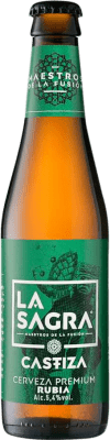Beer 12 units box La Sagra Castiza Blonde Ale Third-Liter Bottle 33 cl