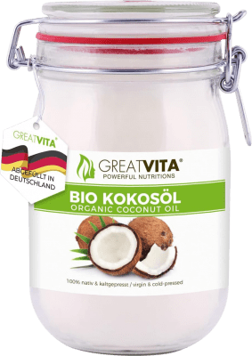 Pflanzenöl Mea Vita Nativ Organic — Bio 1 L Coco — Kokosnuss