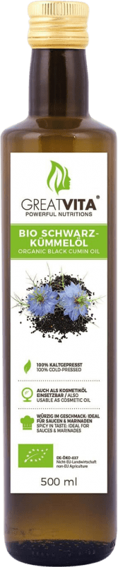 28,95 € | Растительное масло Mea Vita Египет Organic — Органический Средняя бутылка 50 cl Kümmel — Тмин, Comino — Тмин