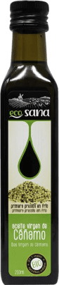 16,95 € Envio grátis | Óleo de Cozinha Drasanvi Ecosana Cáñamo Virgen Bio Biológico Garrafa Pequena 25 cl