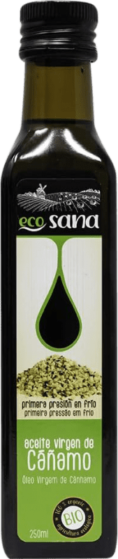 18,95 € Envío gratis | Aceite de Cocina Drasanvi Ecosana Cáñamo Virgen Bio Botellín 25 cl