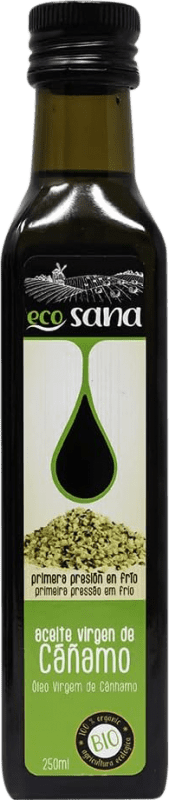 16,95 € Envío gratis | Aceite de Cocina Drasanvi Ecosana Cáñamo Virgen Bio Ecológico Botellín 25 cl