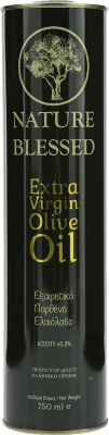 Бесплатная доставка | Оливковое масло Nature Blessed Virgen Extra Греция Жестяная банка 75 cl