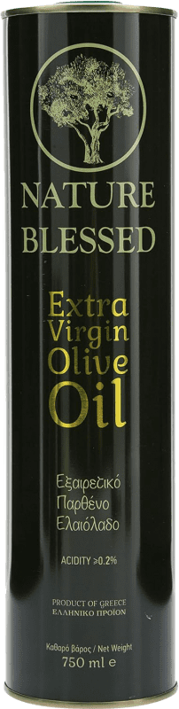 Envoi gratuit | Huile d'Olive ‎Nature Blessed Virgen Extra Grèce Canette Spéciale 75 cl