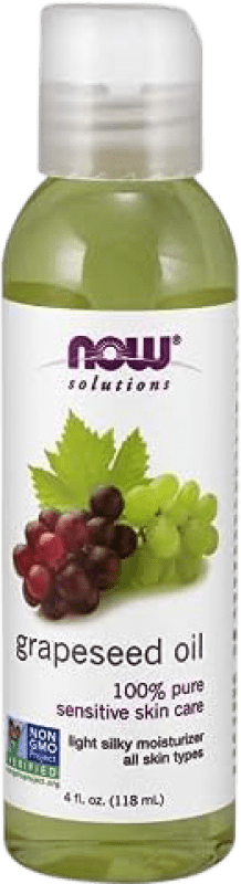16,95 € | Scatola da 2 unità Olio Vegetale Now Foods stati Uniti Bottiglietta Mignon 12 cl Grape — Uva