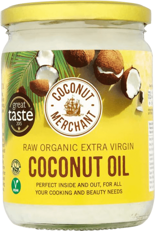 Free Shipping | Vegetable Oil Coconut Virgin United Kingdom Organic — Eco Medium Bottle 50 cl Coconut