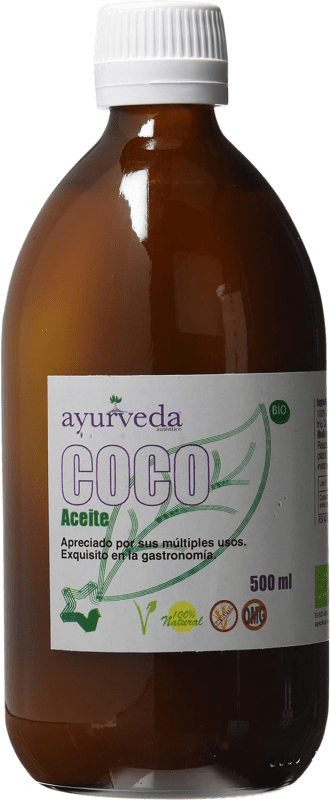 Бесплатная доставка | Растительное масло Ayurveda Испания Средняя бутылка 50 cl Coco — Кокос