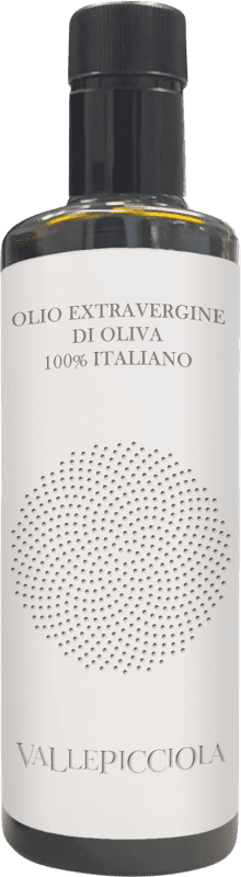 Spedizione Gratuita | Olio d'Oliva Vallepicciola EVO Extra Vergine Italia Bottiglia Medium 50 cl