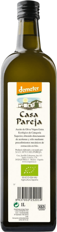 41,95 € | Aceite de Oliva Casa Pareja Demeter Bio Región de Murcia España Ecológico 1 L