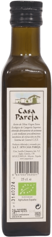Envio grátis | Azeite de Oliva Casa Pareja Demeter Espanha Bio — Ecológico Garrafinha 25 cl