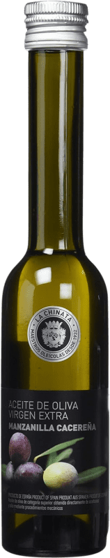 Kostenloser Versand | 12 Einheiten Box Olivenöl La Chinata Virgen Extra Manzanilla Spanien Kleine Flasche 25 cl