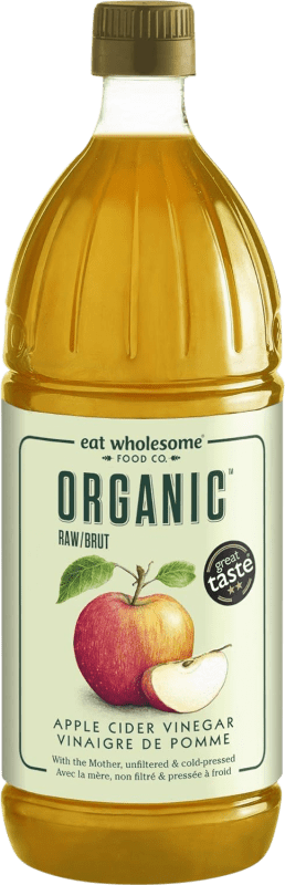 16,95 € | Vinaigre Eat Wholesome Sin Filtrar — Non Filtré Royaume-Uni Eco — Biologique 1 L PET Manzana — Pomme, Cider — Cidre