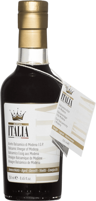 Spedizione Gratuita | Aceto Terra del Tuono. Balsamico D.O.C. Modena Italia Piccola Bottiglia 25 cl