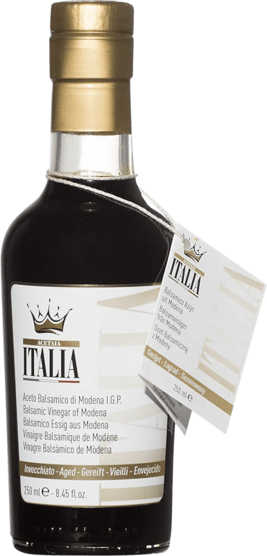 39,95 € Envio grátis | Vinagre Terra del Tuono. Balsamico D.O.C. Modena Garrafa Pequena 25 cl