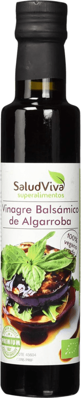 37,95 € Бесплатная доставка | Уксус Saludviva. Balsámico de Algarroba Маленькая бутылка 25 cl