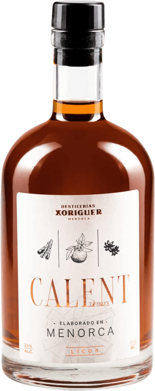 Envío gratis | Licores Xoriguer Gin Calent Canela Azafrán España 70 cl