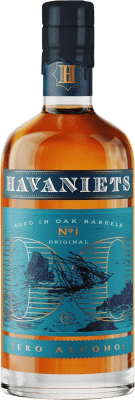 Envío gratis | Ron Botaniets Havaniets Premium Barrica Bélgica Botella Medium 50 cl Sin Alcohol