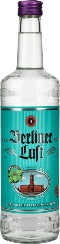 Free Shipping | Herbal liqueur Berliner Luft Pfefferminz Germany 70 cl