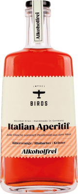 Free Shipping | Bitter Aperitif Craft Circus. Birds Italy Medium Bottle 50 cl Bitter, Orange Alcohol-Free