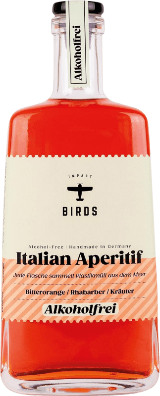 Spedizione Gratuita | Aperitivo Bitter Craft Circus. Birds Italia Bottiglia Medium 50 cl Bitter — Amaro, Orange — Arancia Senza Alcol