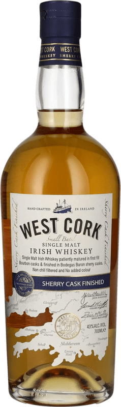 57,95 € Spedizione Gratuita | Whisky Single Malt West Cork Sherry Cask Finish — Affinamento in Botte