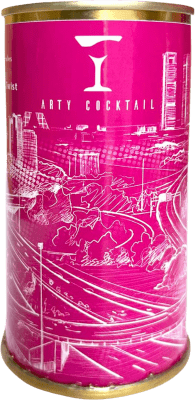 Бесплатная доставка | Коктейль Sour Arty Cocktail. Sour Fresa Chocolate Blanco Cítrico & Gin Сообщество Мадрида Испания Банка 16 cl