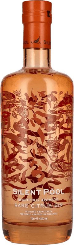 Envio grátis | Genever Gin Silent Pool Rare — Exclusivo Reino Unido 70 cl Citrus — Cítricos