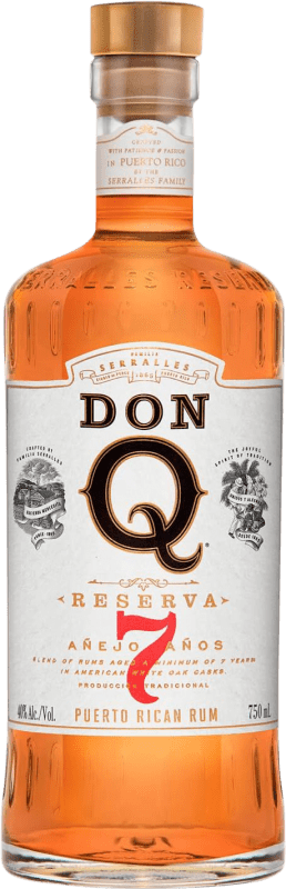 65,95 € | Rum Seralles Don Q Reserve — Gereift Puerto Rico 7 Jahre 70 cl